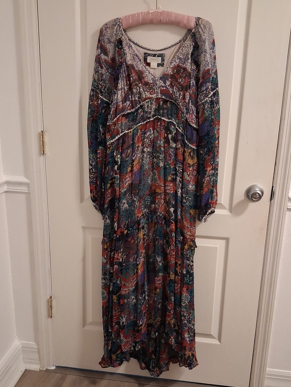 Maeve Multicolor Floral Boho Maxi Dress